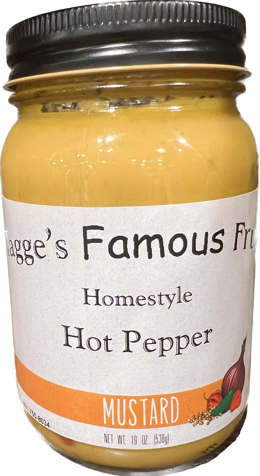Hot Pepper Mustard - 17 oz