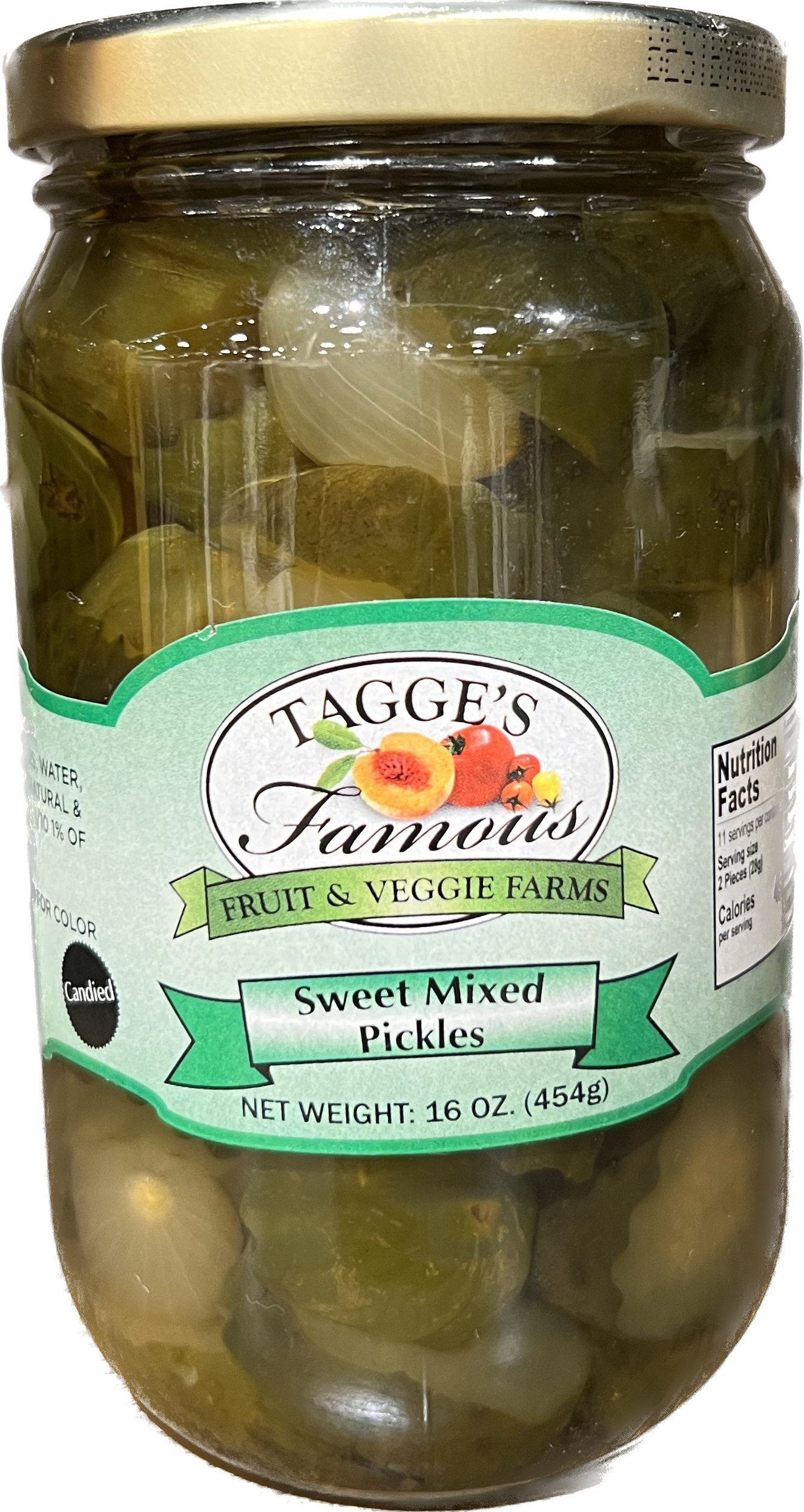 Sweet Mixed Pickles - 16 oz