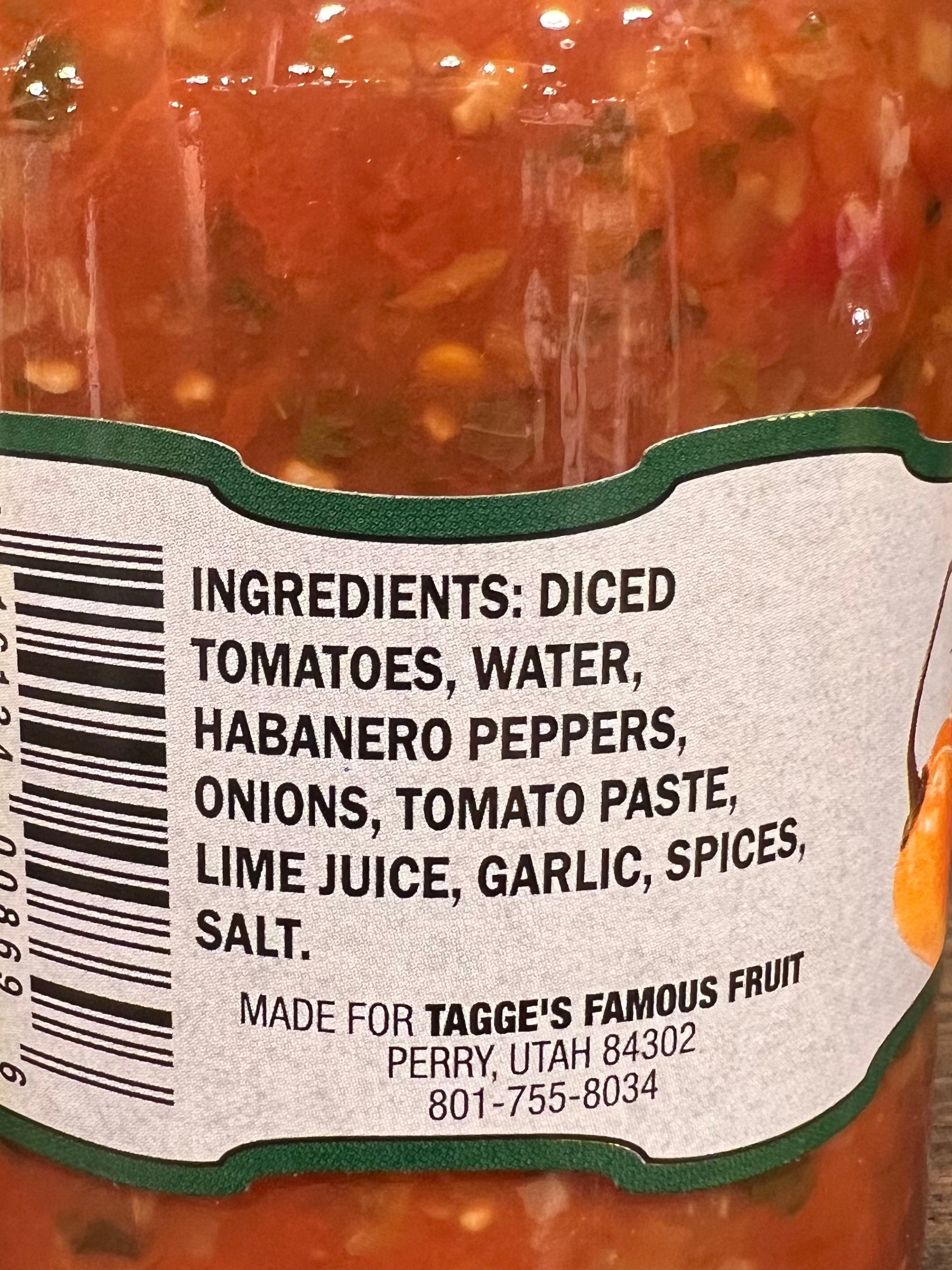 Spicy Habanero Salsa