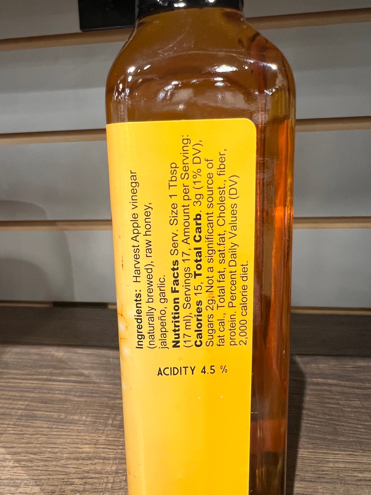 Jalepeño - Honey Wine Vinegar