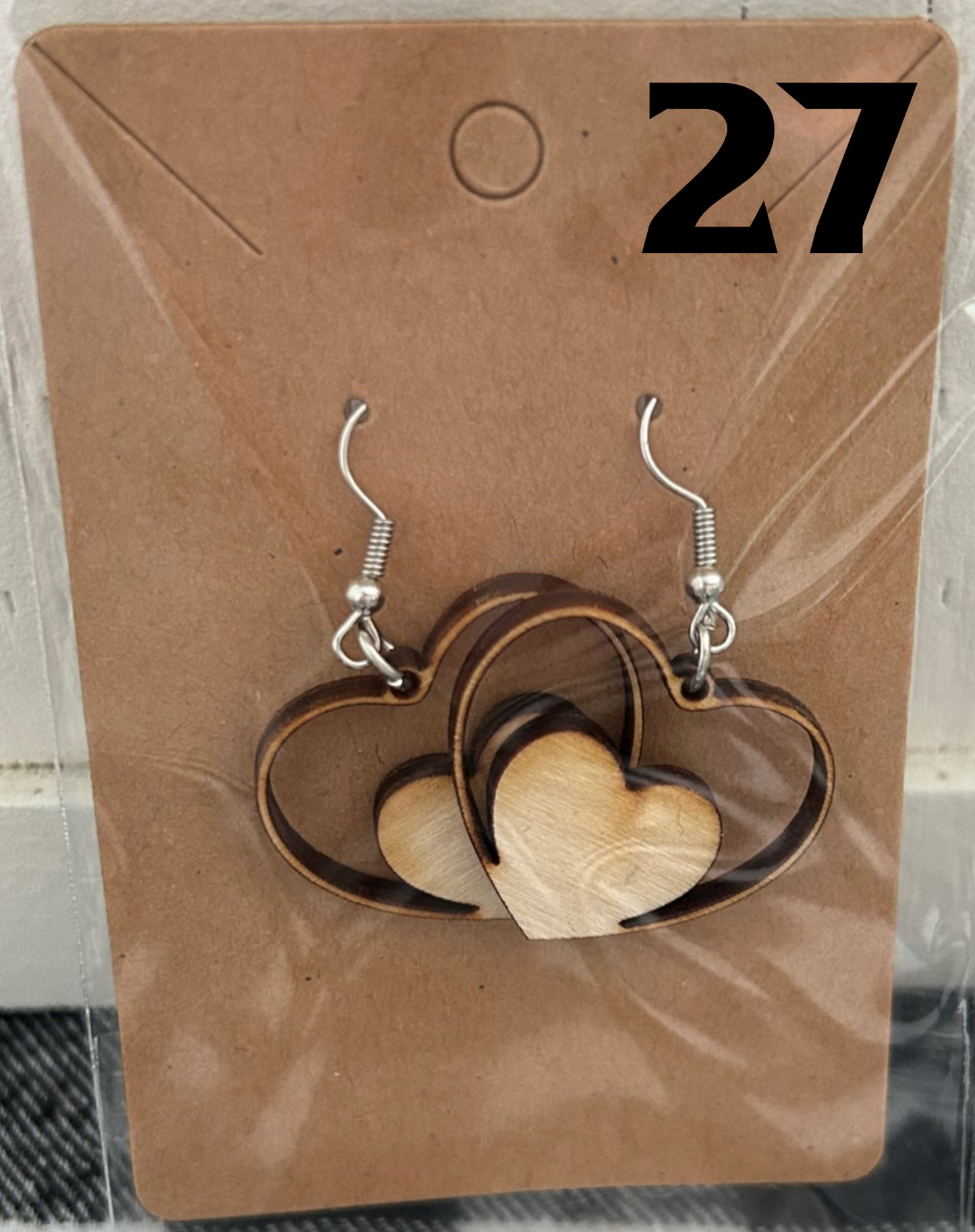 Engraved Valentines Earrings