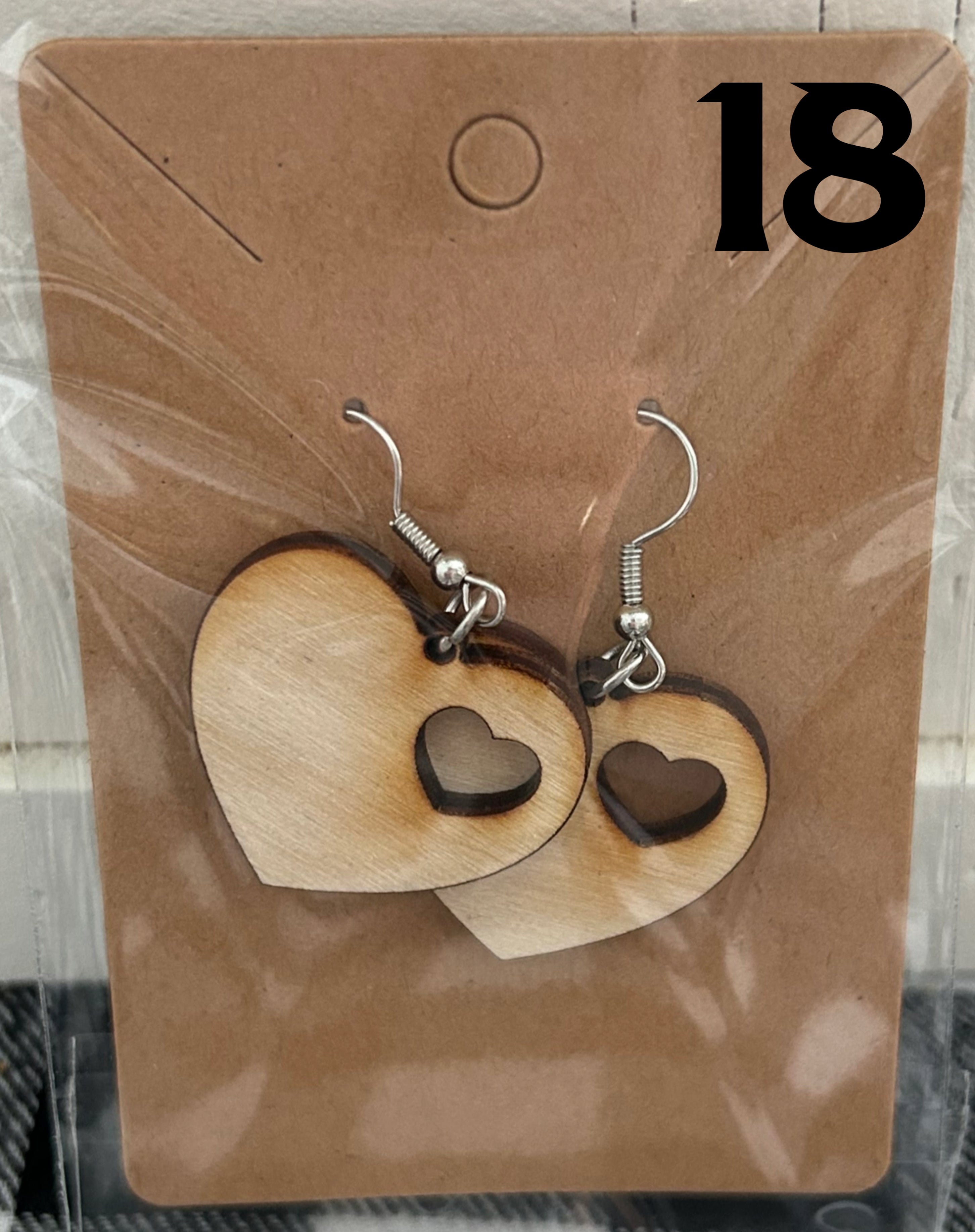 Engraved Valentines Earrings